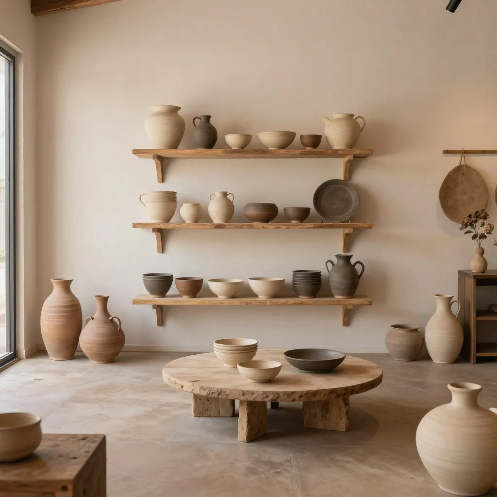 Desert-inspired lounge area