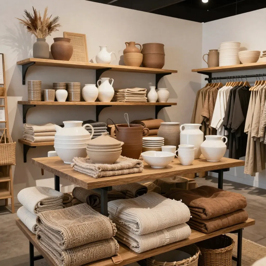 Mixed materials display